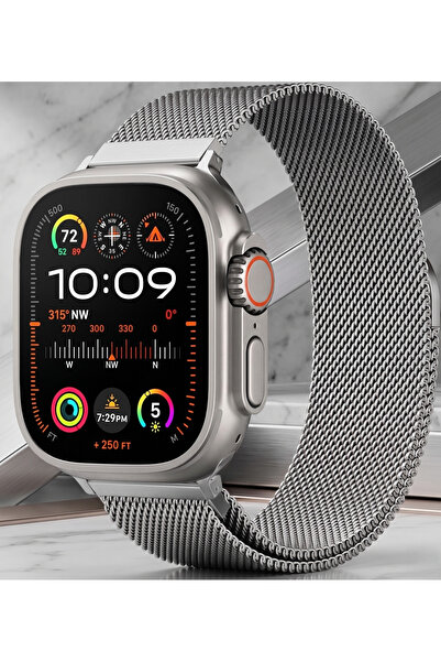 bbtech Apple Watch Series 11/10/9/8/7/6/Ultra 3-2/SE 3-2 Uyumlu 44/45/46/49mm...