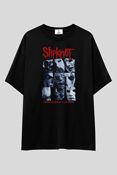 UmbraWear Slipknot majica | Unisex 100% pamuk, crna metal grupa, majica sa pr...