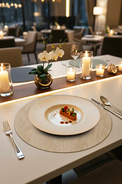 Morika Σετ 6 τεμαχίων στρογγυλών παντελονιών από συνθετικό δέρμα σε στυλ αμερ...