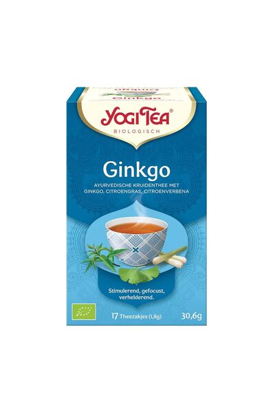 Yogi Tea Био чай от гинко, 17 пакетчета чай, 30.6г