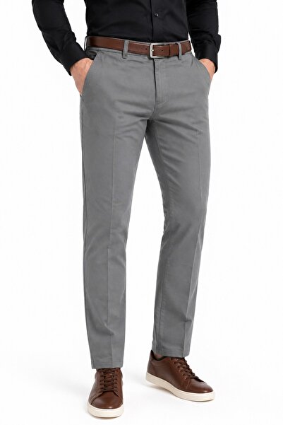 LAVETTO Men's Canvas Trousers Regular Fit Summer Bgl-St05408