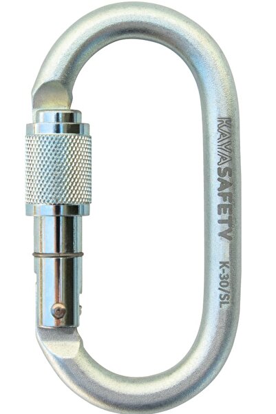 KAYA SAFETY Oval Çelik Karabina (Keylock) K-30/sl