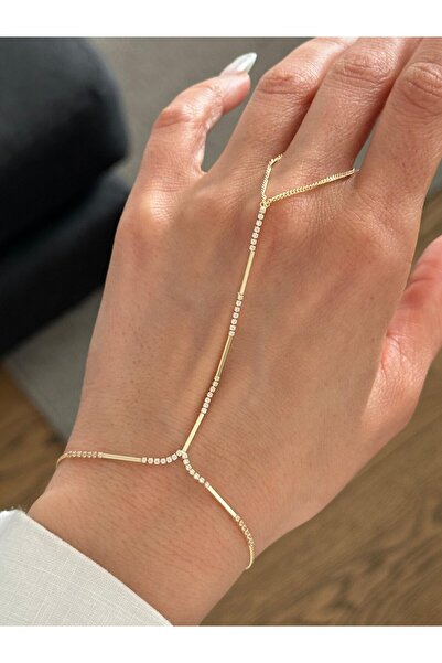 GKCBijoux Yeni Sezon Çok Renkli Baget Taşlı Minimal Şahmeran