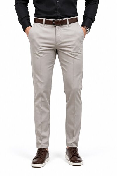 LAVETTO Men's Canvas Trousers Regular Fit Summer Bgl-St05408