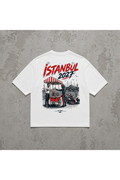 VEK Υπερμεγέθες T-Shirt NOT DONUT SIMIT ΙΣΤΑΝΒΟΥΛ 27 Unisex