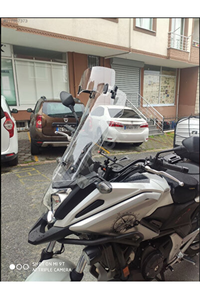 SAWTECH Honda Nc750x 2016 2020 Uyumlu Tur Camı ön siperlik Yukseklik 55cm şeffaf