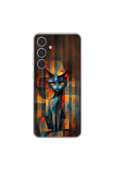 PPKin Samsung Galaxy S25 Fe Compatible Aesthetic 2 Design Transparent Case
