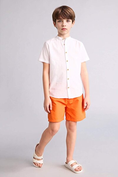 DeFacto Βασικό απλό σορτς κολύμβησης για αγόρια B7494A826HS