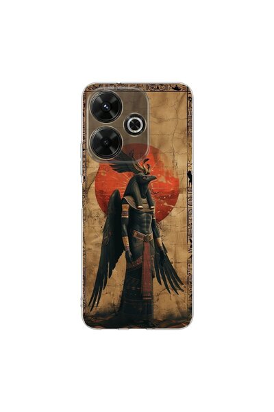 PPKin Redmi 13 Compatible Antique 7 Design Transparent Case