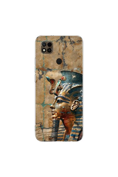 PPKin حافظة شفافة متوافقة مع Redmi 10A بتصميم Antique 6