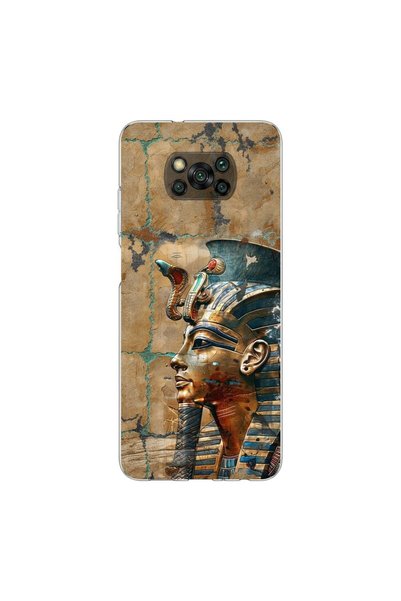 PPKin حافظة شفافة متوافقة مع Poco X3 NFC بتصميم Antique 6