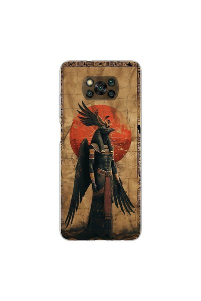 PPKin Poco X3 Nfc Compatible Ancient 7 Design Transparent Case