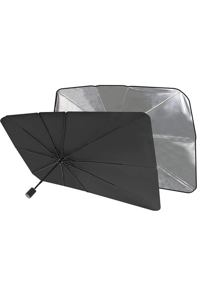 Generic Car Windshield Sun Shade Umbrella Foldable, Reflective UV Protection ...