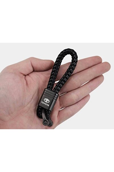 Toyota Keychain with the Emblem of the Toyota, Color Black