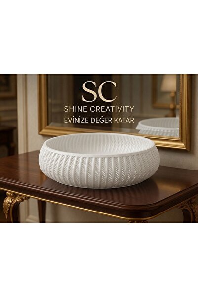 Shine Creativity Dekoratif Vestiyer Kasesi – Anahtar, Cüzdan ve Günlük Eşyala...