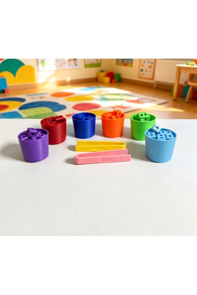 Major Hobi Color Matching Game Montessori Sensory Development Set 6 Different...