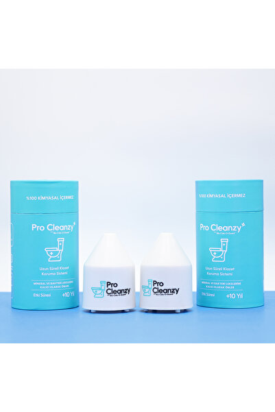 Pro Cleanzy Klozet Temizleyici (2 Adet) ⎪Kimyasalsız & Fırçasız⎪Rezervuar İçi...