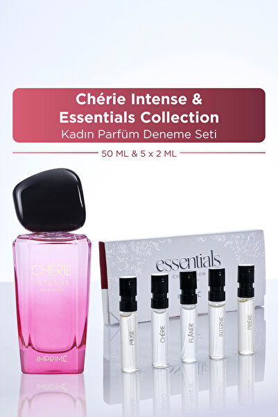 Imprime Chérie Intense EDP Kadın Parfüm 50ml & Mini Parfüm Deneme Seti 5 X 2 ...