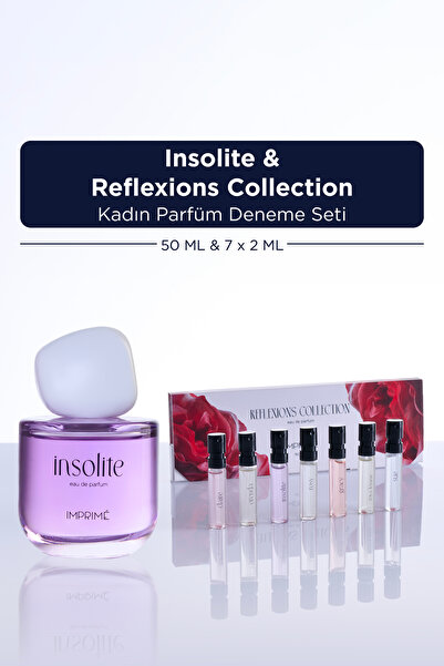 Imprime Insolite EDP Kadın Parfüm 50ml & Reflexions Collection Mini Kadın Par...