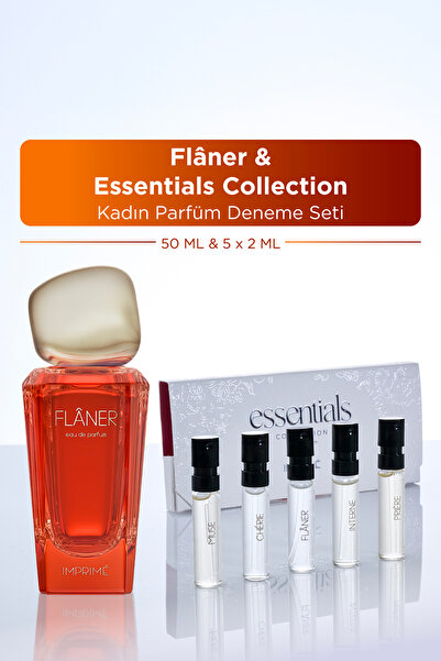 Imprime Flâner Edp Kadın Parfüm 50ml & Mini Parfüm Deneme Seti 5 X 2 ml Kadın...