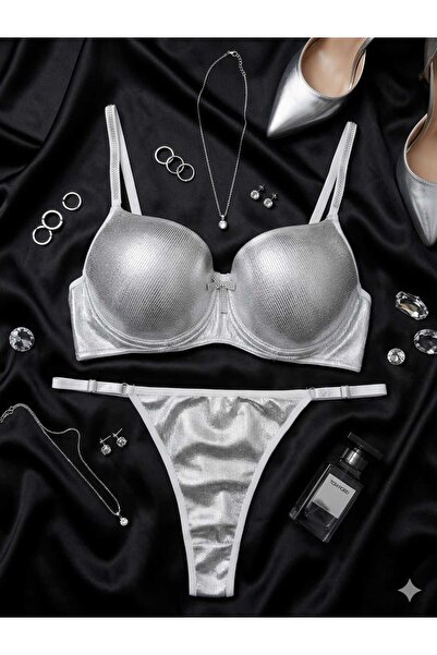 WOMEN'S WORLD FANTASY NEW SEZON PUSH UP TAŞLI SÜTYEN TAKIM