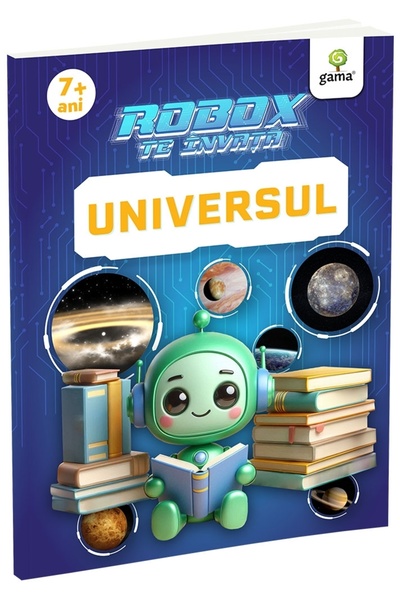 Tiki-Tan Carte educativa pentru copii, Robox te invata, Universul
