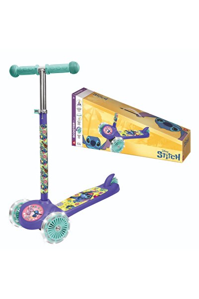 Other Триколка, модел Stitch, силиконови светещи колела, регулируема дръжка, ...
