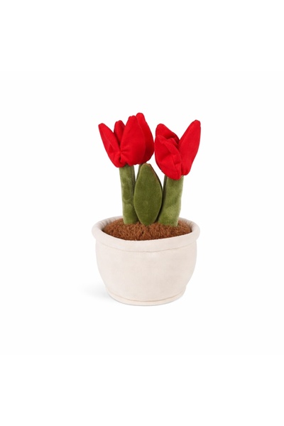 Avaleea Jucarie interactiva de plus, Ghiveci cu lalele, 27 cm, Pentru copii, ...