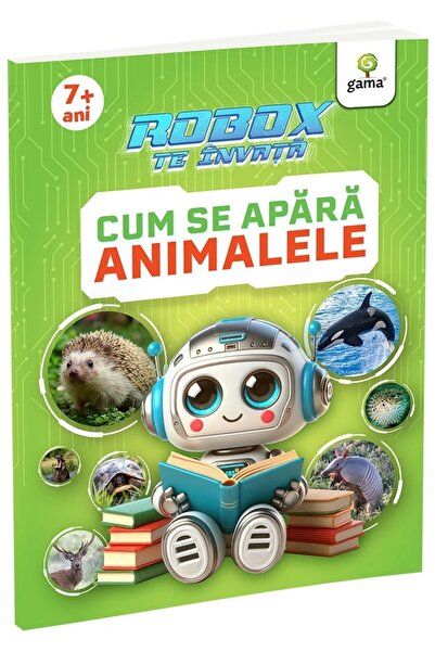 Tiki-Tan Carte educativa pentru copii, Robox te invata, Cum se apara animalele