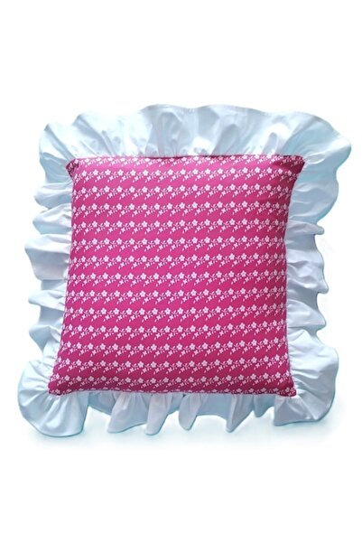 Casa Bucuriei Set de 2 fețe de pernă cu volane, 45 cm x 45 cm, Casa Bucuriei,...