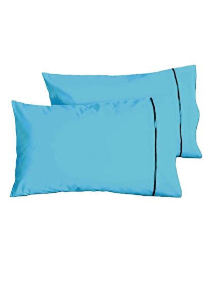 Casa Bucuriei Set 2 x Pillowcase with Piping, 50 cm x 70 cm, Casa Bucuriei, T...