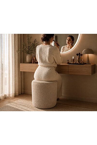 Pure Home Leroy Puf, Bench Teddy Kumaş