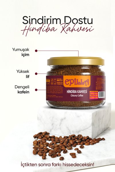 Epilla Chicory Coffee 1 Month Supply - (60 Uses) Net 150 Gr