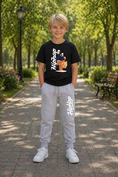 armicem ArmiKids Αγορίστικο μπλουζάκι με στάμπα νέας σεζόν και σετ με ριμπάνε...
