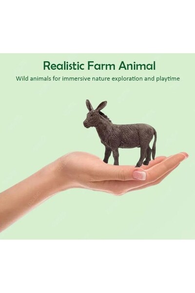 ETOY Set mare de figurine animale de ferma, educativ pentru copii mici si prescolari, 6 animale