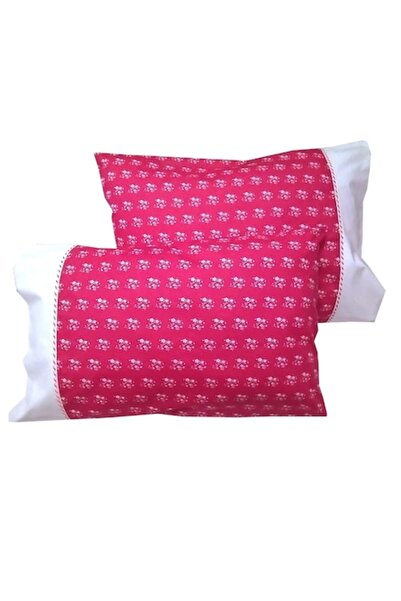 Casa Bucuriei Set of 2 Pillowcases 40 cm x 60 cm, Casa Bucuriei, Flower lines...