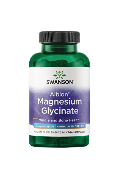 SWANSON Albion Magnezyum Glisinat 133 mg 90 Kapsül