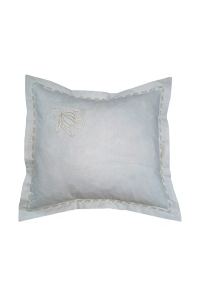 Casa Bucuriei Set of 2 Pillowcases, Casa Bucuriei, Classic Iris Model, White/...