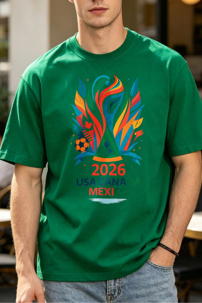 Fleck قمصان رجالية بأسلوب كاجوال لكأس العالم 2026 في الولايات المتحدة وكندا و...
