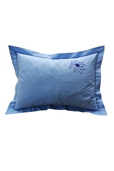 Casa Bucuriei Pillowcase 55 cm x 55 cm, Casa Bucuriei, Watter Lilly model, bl...