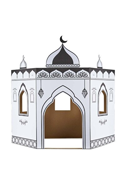 Hilalful بيت لعب على شكل مسجد من الورق المقوى من كولور مي