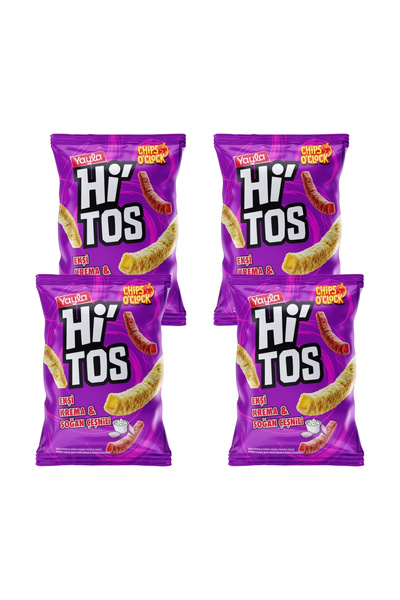 Yayla Hi'tos Ekşi Krema ve Soğan Çeşnili Patates Çerezi 100 g x4