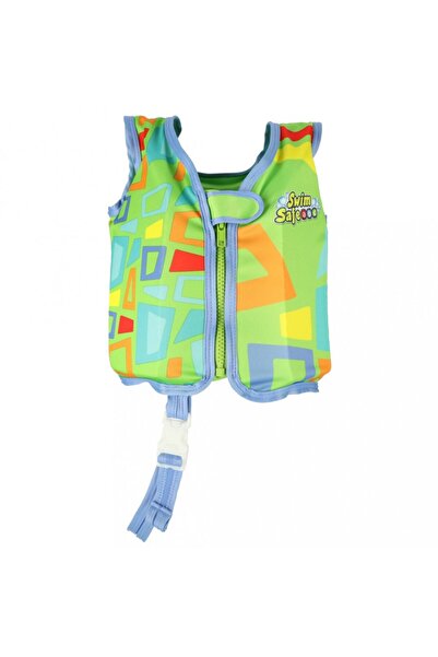 BESTWAY Vesta de inot pentru copii Green, Marime M/L pentru 1-3 ani, Umplutur...