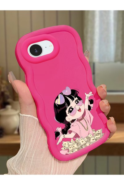 Hontinga iPhone 16E Compatible Shockproof Simple Red Silicone Phone Case Cute...