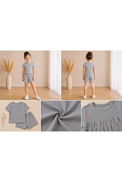 CINARIUM Girl's Summer Nursery Set Short Sleeve Shorts and Blouse Casual Set ...