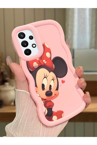 Hontinga Samsung Galaxy A73 Compatible Shockproof Simple Pink Silicone Phone ...