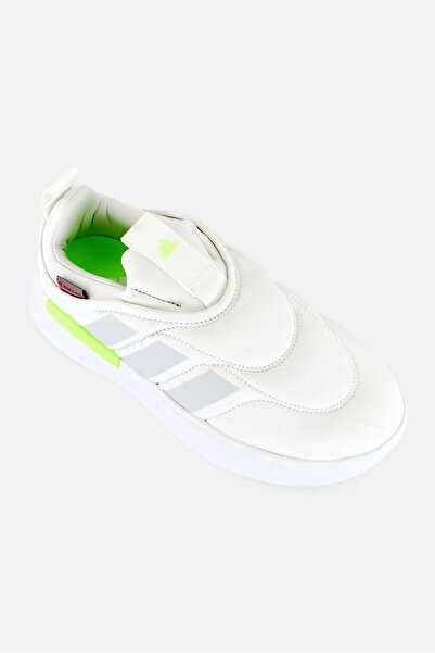 adidas حذاء أديباف للأولاد سهل الارتداء للاستخدام الخارجي، أبيض