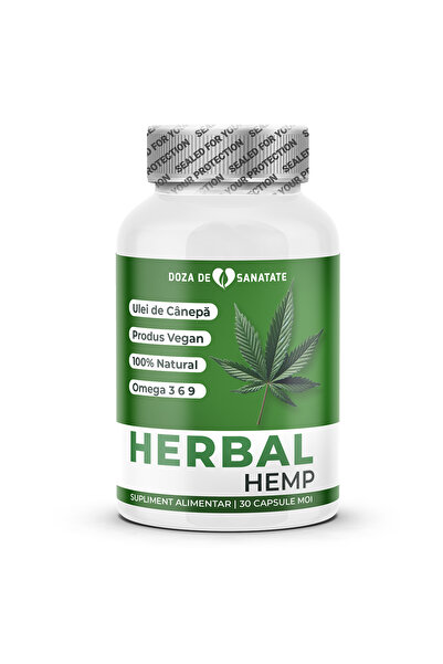 Doza de Sanatate Herbal Hemp- 30 capsule moi