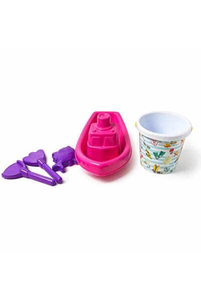 Uniqlion Mini Denizci Kum Seti Kovalı & Tekneli (36x17x13cm)
