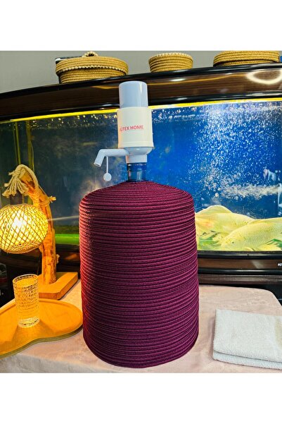 JÜTEX HOME Θήκη για μπουκάλια από άχυρο γιούτας με σχέδιο μπαμπού, εμφάνιση φ...